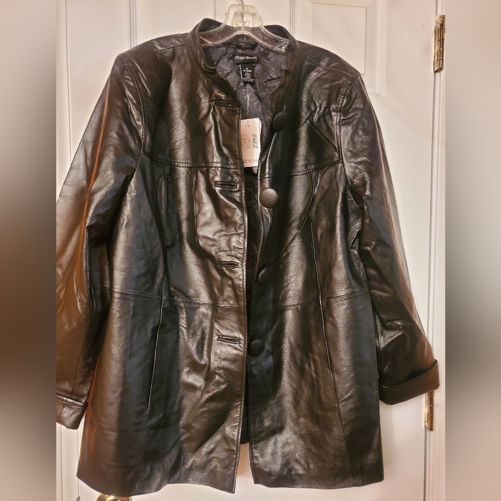 Women's leather jacket 1X